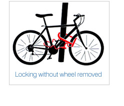 Locking bicycle
