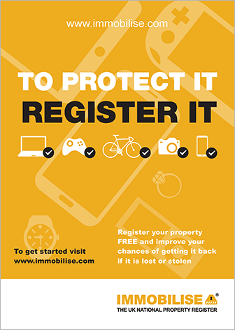 Generic Immobilise A3 Poster image