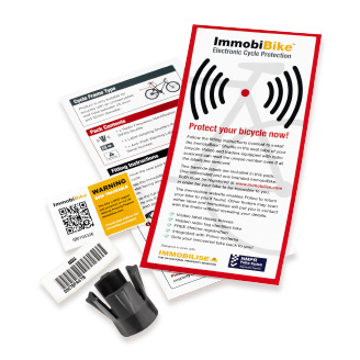 ImmobiTag RFID Bike Tag (Solid Frame - OEM Packaging) image